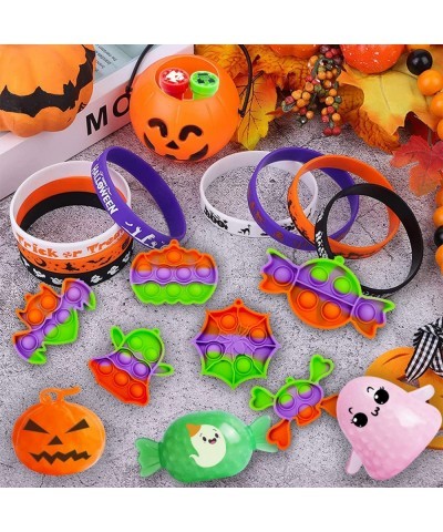 23Pack Halloween Sensory Toys Set Halloween Squishy Stress Fidget Ball Halloween Mini Pop Keychain Bubble Pop Fidget Toy for ...