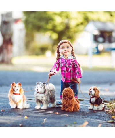 18 Inch Doll Pets Labradoodle Puppy Dog Pet Friend with Leash and Collar Intended for American Girl 18 Inch Dolls $28.47 Doll...