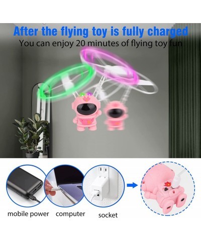 Flying Fairy Toys for Girls Flying Ball Toys Boys Gifts Rechargeable Light Up Ball Drone Infrared Induction Helicopter with D...