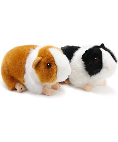 2 Pieces 8 Inch Cute Guinea Pig Plush Toys Stuffed Realistic Stuffed Animals Soft Guinea Pig Doll Toys Decor for Boys Girl Th...