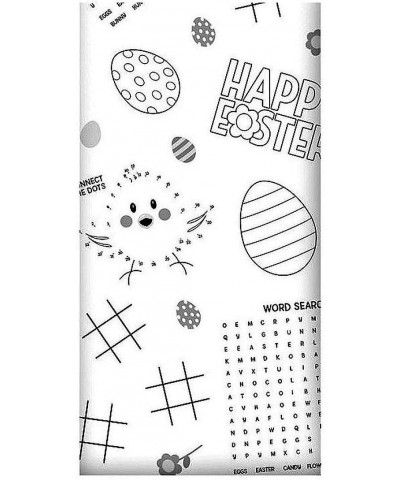 Kids' 3 Pc Coloring and Activity Easter Tablecloth Bundle - 3 Items: 1 Paper Tablecover 1 Box Crayons Markers $39.92 Kids' Pa...