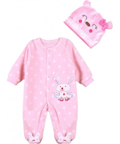 Reborn Baby Girl Dolls Clothes 22 Inch Pink Rabbit Clothing Outfits Sets Reborn Doll Baby Girl Accessories for 20-22-23 Inche...