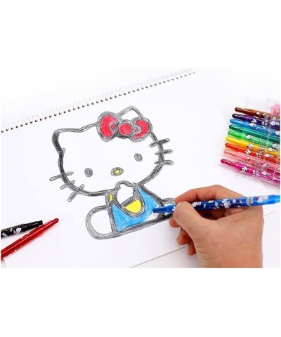 [Random] Hello Kitty Kids Arts & Craft 12 Color Twist Up Colored Pencil Crayon Set $28.24 Kids' Drawing & Writing Boards