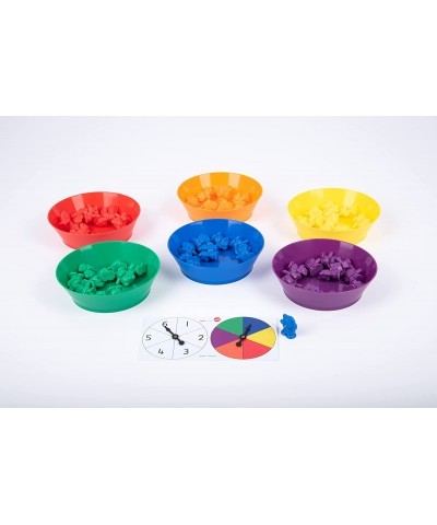 Counting Bears with Matching Bowls - Early Math Manipulatives - 68pc Set - 60 Bear Counters 6 Bowls & 2 Game Spinners - Home ...