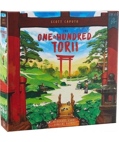 The One Hundred Torii Board Game – A Beautiful Serene Tile-Laying Game in a Japanese Garden for 1-4 Players $64.90 Board Games