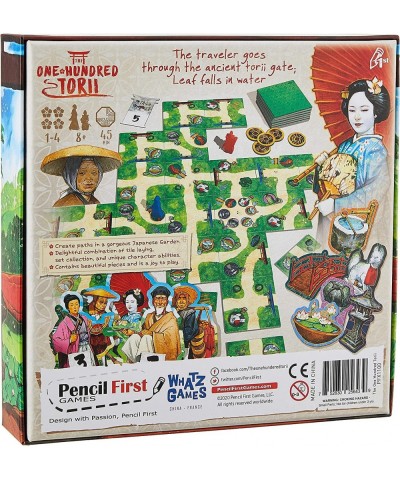 The One Hundred Torii Board Game – A Beautiful Serene Tile-Laying Game in a Japanese Garden for 1-4 Players $64.90 Board Games