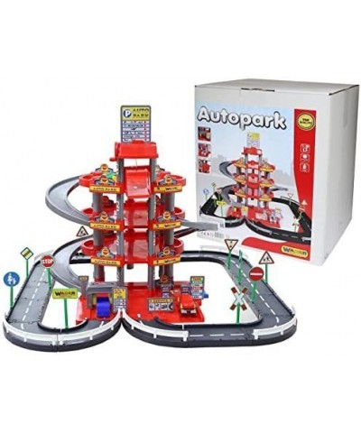 Wader 4 Storey Garage with Cars and Street $76.18 Buildings & Scenery for Kids' Play Figures & Vehicles