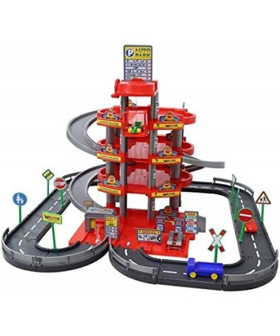 Wader 4 Storey Garage with Cars and Street $76.18 Buildings & Scenery for Kids' Play Figures & Vehicles