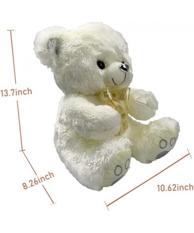 Teddy Bear Stuffed Animals Cute Plush Toys with Footprints Bow-Knot 13.7 inch Soft Small Cuddly Stuffed Plush Teddy Bear $30....