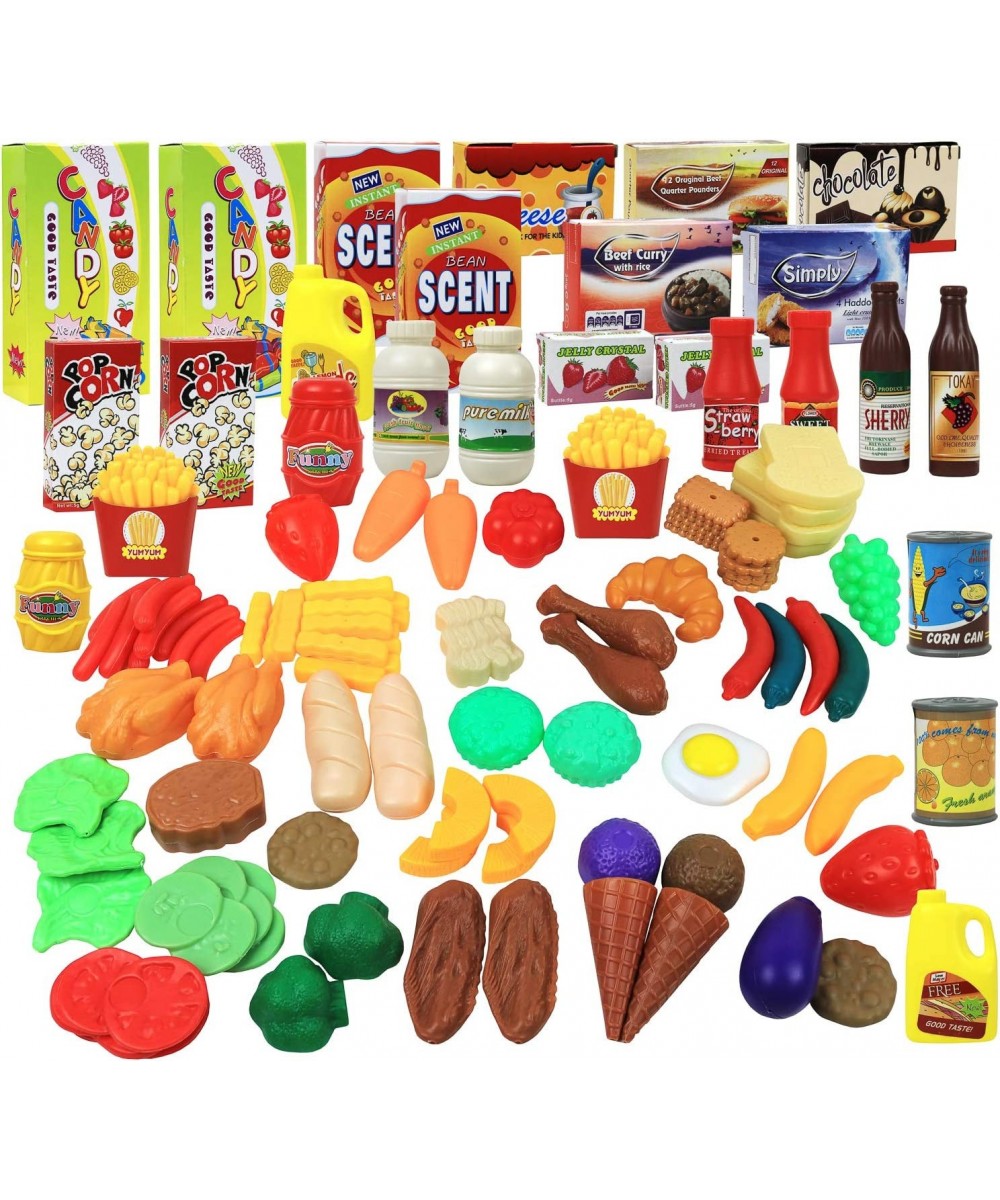 Pretend Play Food Set for Kids 120 Piece $33.23 Toy Kitchen Products