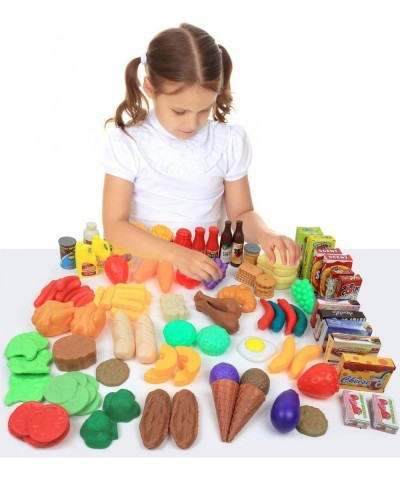 Pretend Play Food Set for Kids 120 Piece $33.23 Toy Kitchen Products